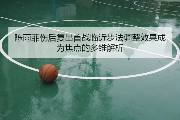 陈雨菲伤后复出首战临近步法调整效果成为焦点的多维解析
